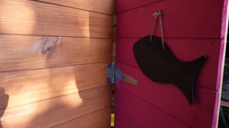 L'entrée de la cabane